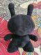 Dunny Kidrobot Black Fuzzy Collectible Art Decor Home Large 21 Sold Out Piece