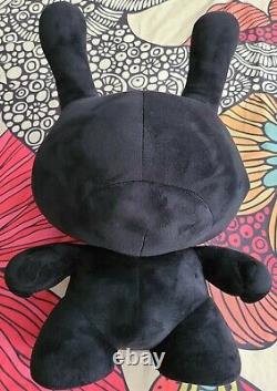 Dunny kidrobot black fuzzy collectible art decor home large 21 SOLD OUT PIECE