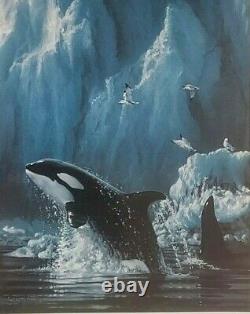 ED TUSSEY Orcas GLACIER GUARDIANS RARE Signed Limited Edition NOS SOLD OUT