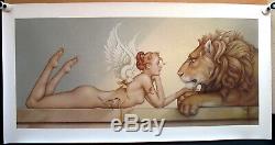 EXTREMELY RARE ROMAN EDITION Michael Parkes GOLD XL s/n LE retail $4500 SOLD OUT