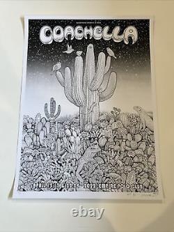 Emek 2022 Coachella Key Line Variant Screen Print Poster Art XX/15 Sold Out