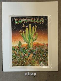 Emek 2022 Coachella Sunset AP Screen Print Poster Art XX/100 Sold Out