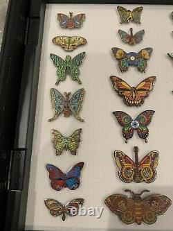 Emek Grateful Dead Butterfly Dead & Company Pin Set Art Ed. 150 Sold Out VIP Tour