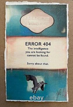 Epi mini art print Error 404 Ltd Ed SOLD OUT Harland Miller Connor Brother style