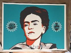 Ernesto Yerena Ganas Frida 18X24 Signed #/200- We The People With Fairey Sold Out