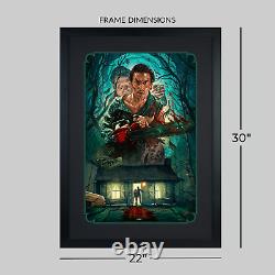 Evil Dead 2 DEAD BY DAWN Art Print Ruiz Burgos xx/200 FRAMED SOLD OUT