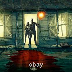 Evil Dead 2 DEAD BY DAWN Art Print Ruiz Burgos xx/200 FRAMED SOLD OUT