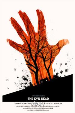 Evil dead by Olly Moss Signed Rare Sold Out Mondo Print