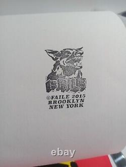 FAILE DOG (BLACK LIGHT) 2015 Excellent Condition. SIGNED BY FAILE SOLD OUT