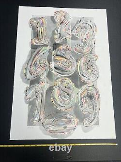 FANAKAPAN Numbers Print Light Edition Hand Signed & Numbered 10/50 Sold Out Rare