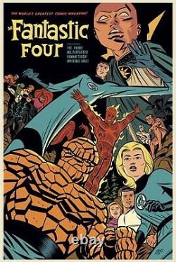 FANTASTIC FOUR Mondo Poster Print by Michael Cho 24x36 SOLD OUT Edition of 250