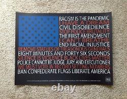 FUTURA 2000 Racial Equality Flag Print Art SOLD OUT LIMITED ONLY 100 Kaws Banksy