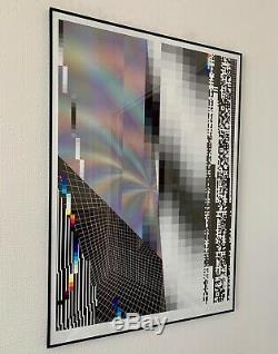 Felipe Pantone optichromie signée street art Sold Out 2019 100 x 70cm