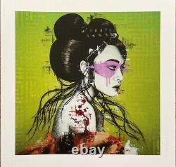 Fin Dac'Okurimono' Sold Out Print Double Stamped + Snik/Banksy or Eelus Sticker