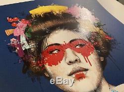 Fin Dac Sansho Art Print 23 Color Silkscreen! S/N Banksy Whatson Sold Out RARE