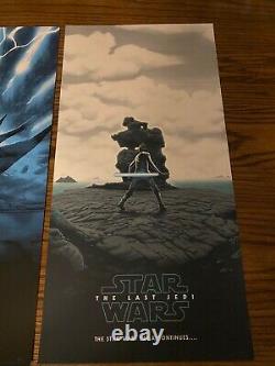 Florey Star Wars Trilogy 789 Limited Edition Sold Out Print Set BNG Nt Mondo