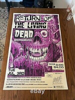 Florian Bertmer Return of the Living Dead Sold Out Print Mondo