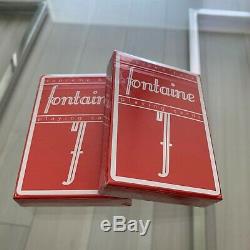 Fontaine Red First Edition Playing Cards Zach Mueller Rare Sold Out New (1 deck)