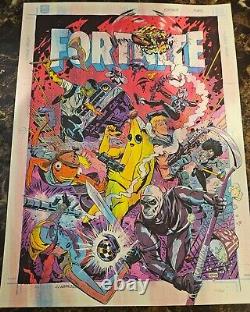 Fortnite Mondo Screen Print by JJ Harrison SOLD OUT Limited xx/265 Epic Games