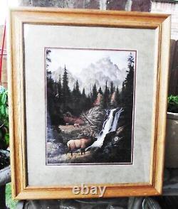 Frank D. Miller High Mountain Peace Art Print Sold Out Double Matted Framed New