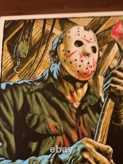 Friday the 13th Part 3 By Jason Edmiston Regular Rare Sold Out Mondo Print