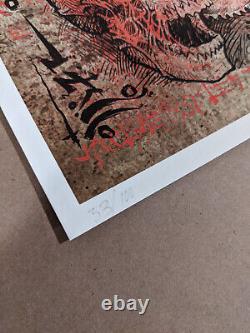 GODMACHINE Evil Dead Dead By Dawn #33/100 Sold out print Signed 2016