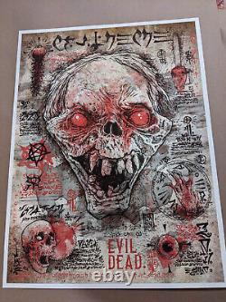 GODMACHINE Evil Dead Dead By Dawn #33/100 Sold out print Signed 2016
