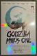 Godzilla Minus One White Rainbow Foil Poster Bng Sold Out Lim Ed /175