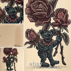 GRATEFUL DEAD Julia's Flowers -SOLD OUT PRINT (by Luke Martin) BNG NYC