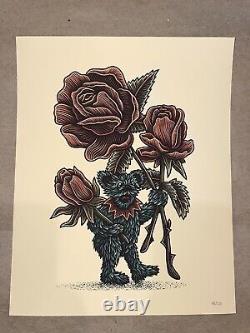 GRATEFUL DEAD Julia's Flowers -SOLD OUT PRINT (by Luke Martin) BNG NYC