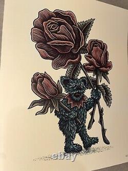 GRATEFUL DEAD Julia's Flowers -SOLD OUT PRINT (by Luke Martin) BNG NYC