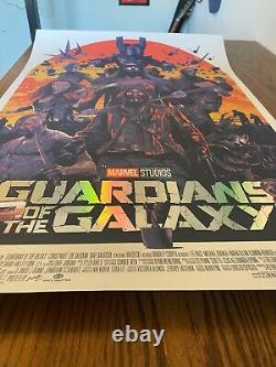 Gabz Guardians of the Galaxy Foil Limited Edition Sold Out Print Nt Mondo