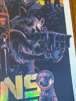 Gabz Guardians of the Galaxy Foil Limited Edition Sold Out Print Nt Mondo