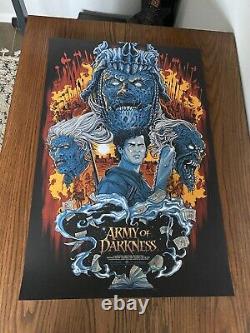 Gary Pullin Army of Darkness GID Variant Limited Edition Sold Out Print Nt Mondo