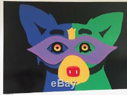 George Rodrigue BLUE DOG Silkscreen MARDI GRAS 2015 Printer's Proof Sold Out