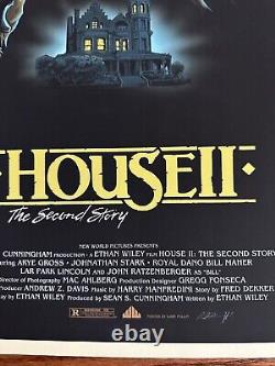 Ghoulish Gary Pullin House II Signed Limited Sold Out Print Horror Nt Mondo