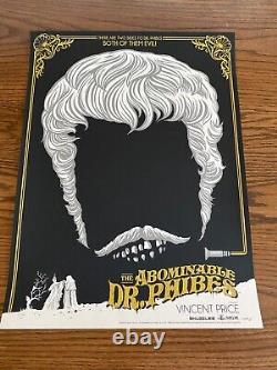 Ghoulish Gary The Abominable Dr. Phibes SIGNED Sold Out Print Nt Mondo