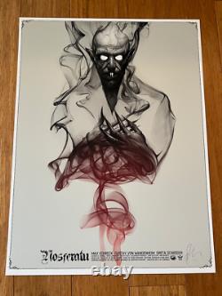 Greg Ruth Nosferatu SOLD OUT SIGNED Poster Mondo & Alamo Drafthouse Artist