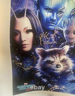 Guardians Of The Galaxy Autographed Sold Out Sideshow Fine Art Print #263 Of 400