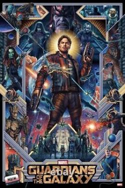 Guardians of the Galaxy Marvel Art Print Bottleneck #/275 Preorder Sold Out