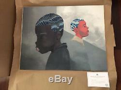 HEBRU BRANTLEY Two Men Sporting Waves Litho 150 Print Them All SOLD OUT. In Hand