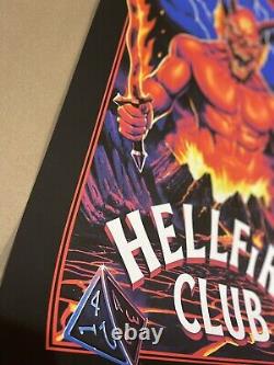 HELLFIRE CLUB (STRANGER THINGS) SOLD OUT PRINT (by Tom Walker) BNG NYC