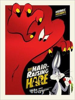 Hair raising hare by Michael de Pippo Signed Artist Proof Sold out Mondo