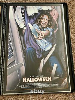 Halloween Laurie Strode Mondo Print signed and numbered sold out Jason Edmiston