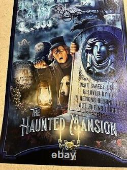 Haunted Mansion Disney Print By Kevin Wilson Glow in the Dark Sold Out