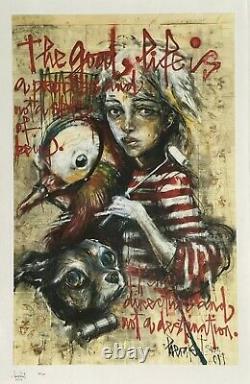 Herakut Good Life Signed & Numbered Limited Edition (Sold Out) Custom Framed
