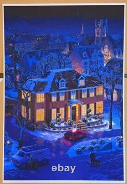 Home Alone Poster Mr. Mellville Moon Island x/100 not DKNG SOLD OUT