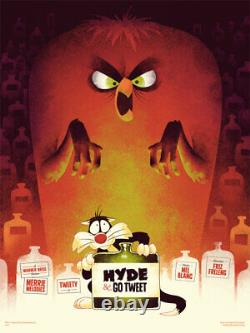 Hyde & go tweet by Phantom City Creative Very Rare sold out Mondo print