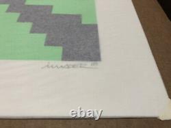 Invade Sunset Print Space Invader SOLD OUT Very Rare Glow In The Dark Kaws