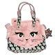 Irregular Choice Cat Call Pink Furry New Unique Sold Out Designer Handbag